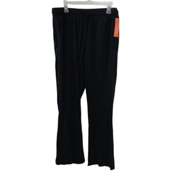 Colsie Velour Jogger Pants Elastic Drawstring Waist Comfy Womens Size XL - Picture 1 of 6